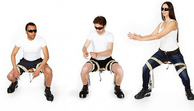 Chairless Chair — стул, который можно надеть на себя - «Гаджеты»