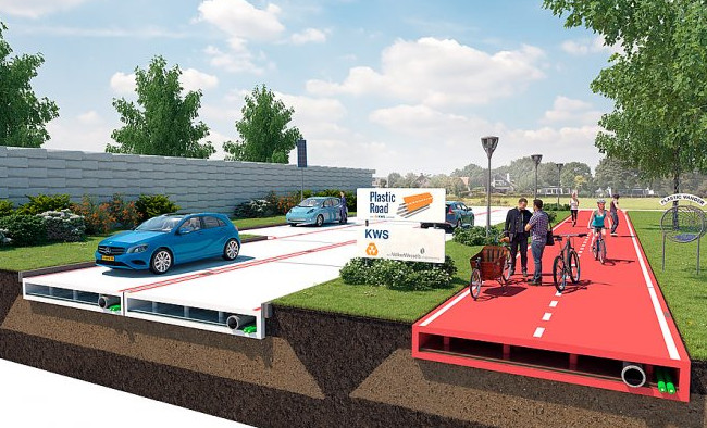 Дороги будущего могут стать пластиковыми - «Технологии»