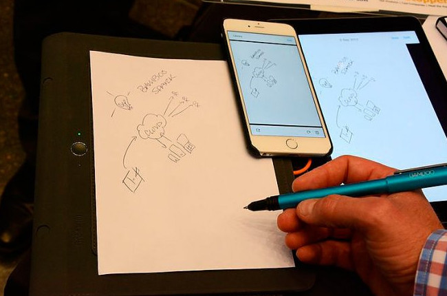 Wacom Bamboo Spark оцифровывает записи и рисунки без специальной бумаги - «Гаджеты»