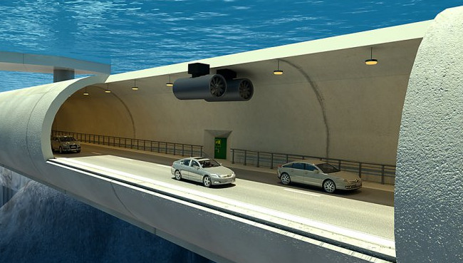 В Норвегии планируется построить плавающие тоннели - «Технологии»