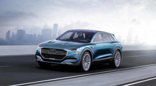 Audi представила прототип электрического кроссовера e-tron quattro (видео), автошоу Франкфурт 2015 - «Транспорт»