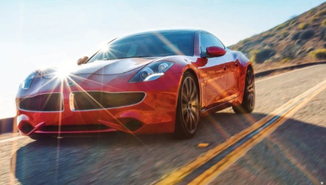 Гибрид Karma Revero с солнечными батареями на крыше (видео) - «Транспорт»