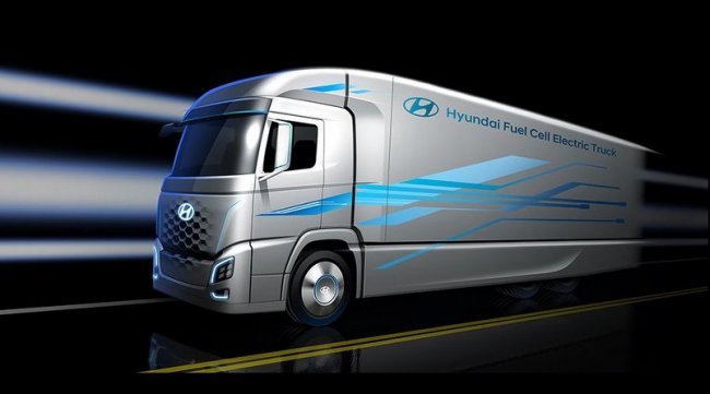 Hyundai показала новый электрогрузовик на водородном топливе - «Транспорт»
