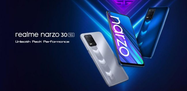 Realme Narzo 30 5G приехал в Европу: бюджетник с экраном на 90 Гц, чипом MediaTek Dimensity 700 и NFC за $188 - «Смартфоны»
