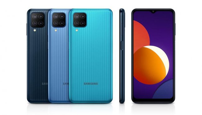 Samsung анонсировала Galaxy M12 c экраном Infinity-V, квадро-камерой на 48 МП и боковым сканером (на самом деле нет) - «Смартфоны»