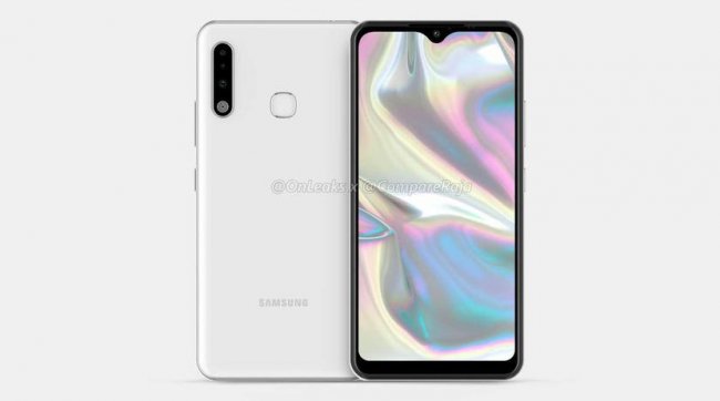 Samsung готовит смартфон Galaxy A70e с 6,1" дисплеем и тройной камерой: первые рендеры - «Смартфоны»