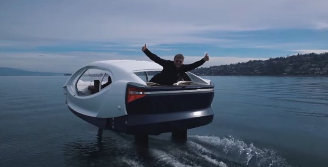 SeaBubbles испытала новую модель судна на подводных крыльях (видео) - «Транспорт»
