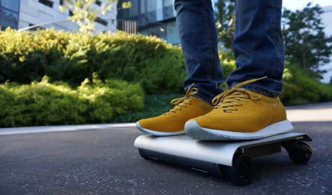 Микроскутер WalkCar – личный транспорт в габаритах ноутбука - «Электромобили»