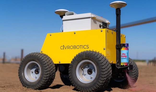 Строительный робот CivDot работает в 8 раз быстрее бригады людей - «Роботы»