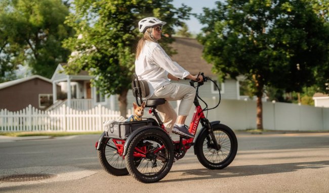 Могучий велотрайк Velotric может перевозить до 225 кг груза - «Техника»