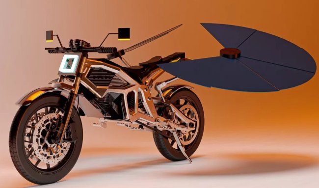 MARS Architects представила концепт первого в мире мотоцикла на солнечных панелях - «Техника»