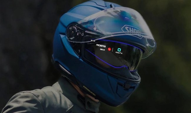 Shoei выпустила первый в мире мотошлем с интегрированной дополненной реальностью - «Гаджеты»