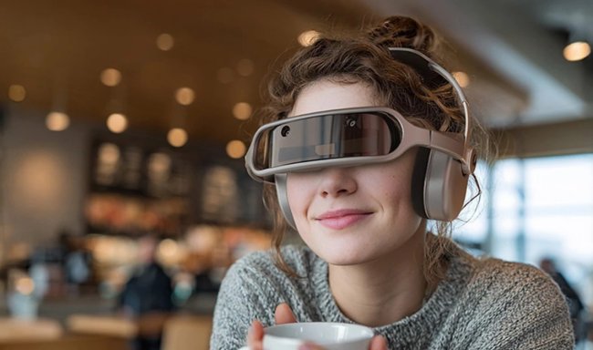 Geeks Loft интегрировала видеоэкран в обычные наушники - «Гаджеты»