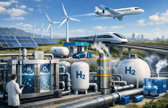 Как получают водород: современные технологии и будущее водородной энергетики - «Технологии»