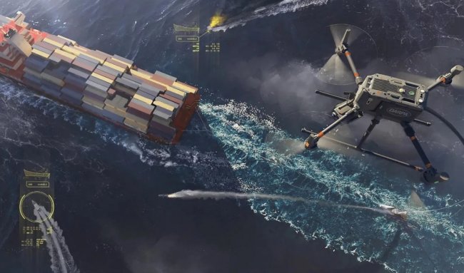 Буксируемая платформа Pulling Guard защитит коммерческие суда от беспилотников - «Техника»