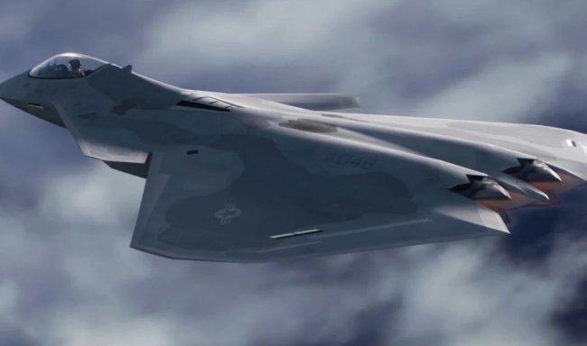 Подрядчик Пентагона показал короткое видео секретного истребителя F-47 - «Оружие»