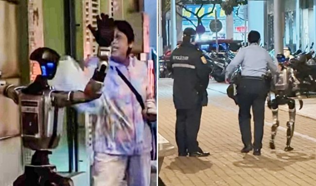 В Макао китайская полиция впервые «арестовала» гуманоидного робота - «Роботы»